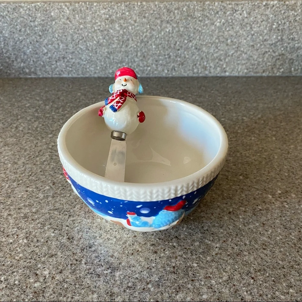 St. Nicholas Square Christmas Dip Set “Let It Snow” - Picture 2 of 7